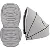 Vital Innovations GmbH Vital Innovations, Set di cappottina e seduta imbottita per secondo sedile Oyster Max, Grigio (hellgrau)