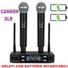 SHARD-LAB 😍 COPPIA MICROFONI WIRELESS PROFESSIONALI UHF GELATI RICARICABILI A BATTERIE