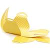 Mopec E581,06-Scatola Reversibile con Stampe di Colore Giallo con Puntini, Colore: Bianco, Confezione da 25 Pezzi