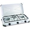 Kemper FORNELLO FORNELLINO A GAS 3 FUOCHI CUCINA PORTATILE CAMPEGGIO KEMPER 3kW 635120