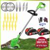 Decespugliatore a Batteria tagliaerba a batteria tagliabordi a batteria x3 lame