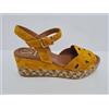Viguera Sandali Espadrillas Donna in Pelle Scamosciata, Con Fibbia - SEN (Senape
