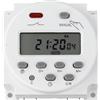 DC Relè interruttore timer digitale LCD per applicazioni 12V con batteria ricarica