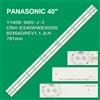 KIT 3 BARRE STRIP 8 LED TV PANASONIC ECHOM-4640WW001 JL.D40081330-020DS-M
