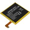 Avizar, Batteria per HTC U11 Li-Polimer 3.8V 3000mAh 11.4Wh, Nero / Oro