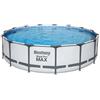 BestWay Piscina Fuori Terra Telaio 457x107 cm Scaletta Esterna Pompa Filtrante