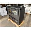 Verso Cs 7.7 kW - Stufa a Legna con Forno Inox, Pannelli Neri, Piastra