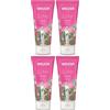 Weleda Aroma Shower Love, bagno doccia dalla texture cremosa con aromi 100% naturali di rosa, gelsomino e ylang ylang, tollerabilità cutanea (1X200 ml) (Confezione da 4)