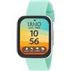 Liu Jo Luxury Smartwatch LIU JO LUXURY VOICE SLIM SWLJ089 Silicone Turchese Touchscreen