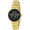 Liu Jo Luxury Smartwatch LIU JO LUXURY GLAM SWLJ157 Bracciale Acciaio Gold Dorato Touchscreen