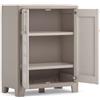 KIS Armadietto da Esterno / Balcone in Plastica 44x80x100 cm Beige Gulliver KIS