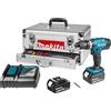 Makita Trapano Avvitatore Percus Batteria Dhp453Rfe Volt 18x2 Ah 3,0 + Valigia Makita