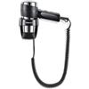Valera Action Super Plus 1200, asciugacapelli con supporto murale per alberghi e strutture ricettive, 1200 watt, Nero/Cromo