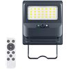 Vetrineinrete Faro con pannello solare 50 watt e sensore crepuscolare luce fredda IP65