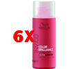 Wella 6 X Wella Invigo Shampoo 50 Ml. Color Brilliance Capelli Grossi Formato Viaggio