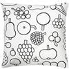Iittala - Federa 47 x 47 cm, Oiva Toikka Collection, Frutta Black/White