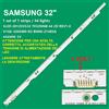 PER SAMSUNG BARRA DA 44 LED TV SAMSUNG V1GE-320SM0-R1 2012SVS32 3V