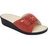DR.SCHOLL SCHOLL ciabatte MANGO pelle ROSSO RUGGINE plantare Memory leggera morbida 1 fibb