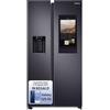 Samsung Frigorifero Side By Side con Family Hub™ RS6HA8891B1/EF, Libera installazione, Dispenser dell'acqua, Twin Cooling Plus™, Wifi, 614L, 91l x 178h x 72p cm