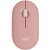 LOGITECH - Mouse senza fili - Pebble Mouse 2 M350s - Rosa - (910-007014)