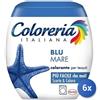 Coloreria italiana 6x Bundle Coloreria Colorante Tessuti Blu Mare