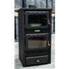 Kupro Stufa a Legna con Forno 8.4 Kw Cucinare Tronchi Bruciatore Fornello Ghisa Top