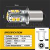 Ruiandsion Lampadina P13.5S PR2 Led 3W 6-40V Ricambio Bici Torcia Alta Potenza 6000K 4300K