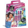 Clementoni 18689 Uñas brillantes en la oscuridad Crazy Chic-Shiny Make Up for Gi