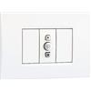 VEMER VE772200 REGOLO - Regolatore Dimmer per il Controllo dell'Intensità Luminosa delle Luci, Installazione su Scatola da Incasso (1 modulo occupato), Bianco
