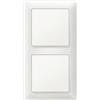 SIEMENS - Siemens Set completo di interruttori della luce - 2 inserti per interruttore della luce, bilanciere e 2 cornici in bianco titanio, per incasso 5TA2156, 5TG6201, 5TG2552-0