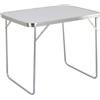 Cosma TAVOLO LEGGERO PIEGHEVOLE SALVASPAZIO CAMPEGGIO GIARDINO 80X60CM METALLO BIANCO