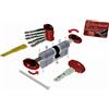 SECUREMME CILINDRO SECUREMME K75 EVO MODULARE FRIZIONATO 5 CHIAVI + 1 CANTIERE