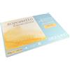 Honsell Fabriano Artistico Acquarello Watercolour, bianco naturale, grana fine pressata, 35,5 x 51 cm, 15 fogli da 300 g/m², cartoncino per acquerello di alta qualità, blocco 4 lati, vegano