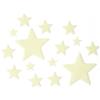 Legami - Super Stars, Stelle Fosforescenti Adesive, L Max 7 cm, in PVC, si Caricano Durante il Giorno con la Luce e la Rilasciano di Notte, 24 Stelle, 3 diverse Misure