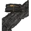 Halbach Seidenbänder Runner da tavolo, larghezza 70 cm, lunghezza 300 cm, lavabile per matrimoni, compleanni o come decorazione da tavolo, tovaglia sottile effetto cotone, colore: grigio scuro