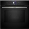 Bosch HMG7361B1, Forno combinato con microonde smart da incasso, Funzione Airfry, Chiusura ammortizzata della porta, Display TFT Touch Plus, Nero, 60 cm.