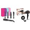 Bellissima Imetec Twist&Style arricciacapelli, manico + 4 accessori per ricci e onde, temperatura automatica & My Pro Imetec Ceramic P5 3800 Asciugacapelli Professionale