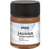 KREUL 8107 - Vernice per seta Javana in barattolo da 50 ml, marrone, vernice a base d'acqua altamente pigmentata e brillante, dal carattere fluido, penetra in profondità nelle fibre