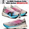 On Su WMNS Cloudboom Strike White Horizon 3WE30473195 taglia donna