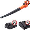YARD FORCE Soffiatore per fogliame LB C20AW, 205 km/h, velocità dell'aria, volume 2000 l, 12.000 min-1, peso leggero e design compatto, senza batteria e caricatore