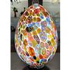 Arte di Murano Lampada da Tavolo veneziana moderna in vetro di Murano murrine design uovo nuova