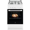 Electrolux LKK500000W Cucina a gas con forno elettrico