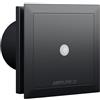 Airflow QT100 MST Bathroom Extractor Fan - Silent 25 dB(A), Sensore di Movimento con Timer di 15 Minuti, Efficiente energetico 5/9 W, Certificato IP45, Ingegnerizzato in Germania, Garanzia di 3 Anni