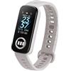 ASUS VivoWatch 5 AERO, Smartwatch Touch Sport e Fitness, Monitoraggio Salute, Pulse Transit, Ossigeno Sangue SpO2, Stress, Sonno, Resistenza all'acqua, Durata della Batteria fino a 8 giorni, Bianco