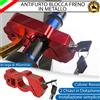 ESL ANTIFURTO BLOCCA LEVA FRENO BLOCCAFRENO IN METALLO ROSSO PER VESPA GTS 300