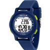 Sector No Limits Orologio Sector Ex-27 r3251191002 watch Silicone Blu Digitale crono Contapassi
