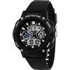 Sector No Limits Orologio Sector Ex-44 R3251292001 watch Silicone Nero Digitale crono Sveglia new