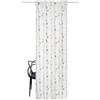 HOME WOHNIDEEN Effie - Sciarpa in poliestere e cotone, 245 x 135 cm, stampata, colore: naturale, dimensioni: 245 x 135 cm, quantità: 1 pezzo