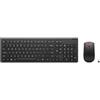 Lenovo 4X31N50728 Tastiera con Mouse Incluso RF Wireless Nero