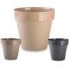 Parence.- Piccolo vaso di plastica - 12 cm di diametro, leggero e resistente, ideale per piantine, talee e piante da interno - colore casuale